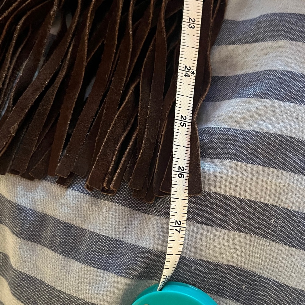 Brown Suede Fringe Jacket - Picture 11 of 13